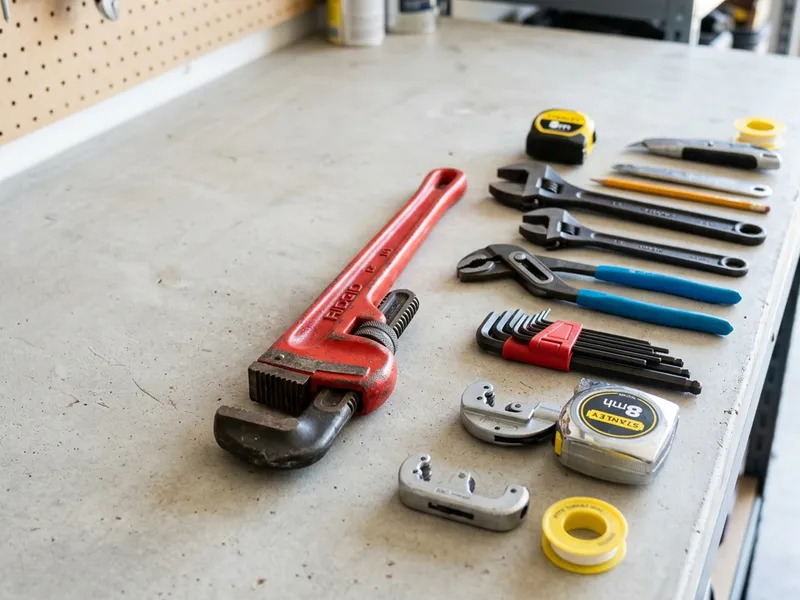 Professional plumbers in Modale, IA equipped with top-tier tools for residential and commercial plumbing services.